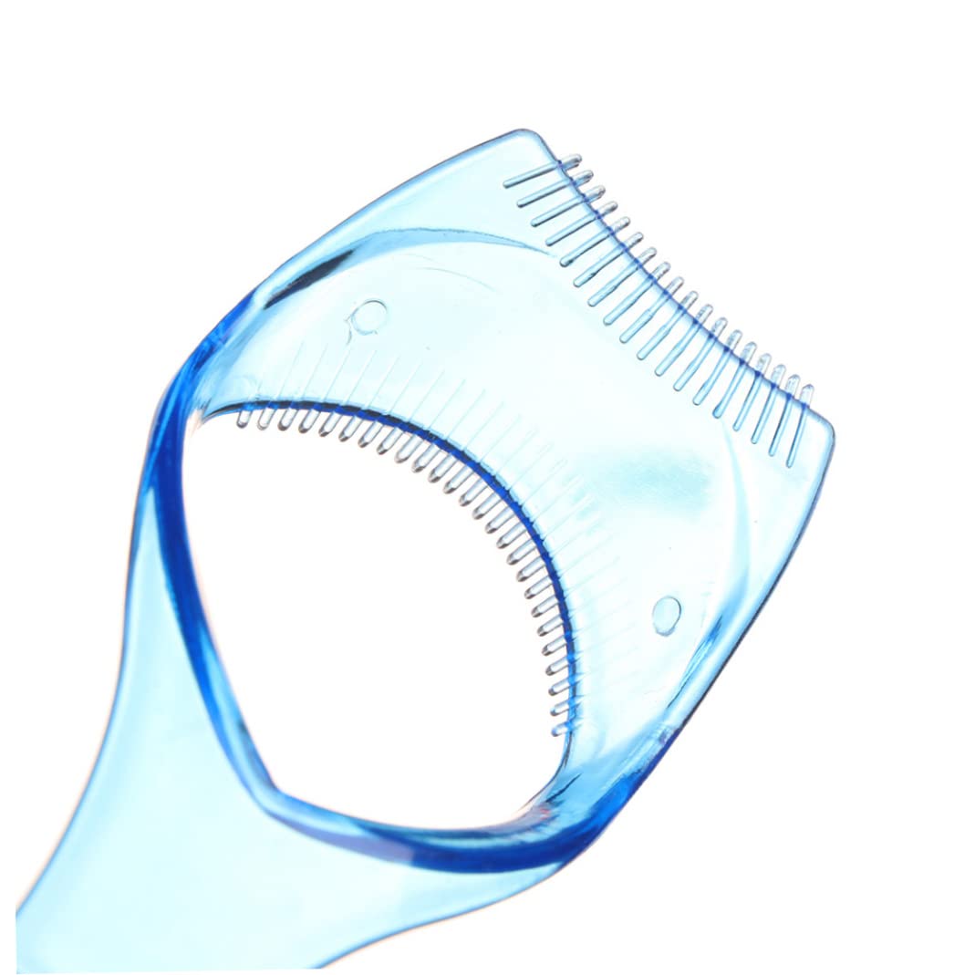 Mascara Applicator Guide Tool 3 in 1 Eyelashes Tools Eye Shadow Shield Eyelash Brush Blue : Beauty & Personal Care