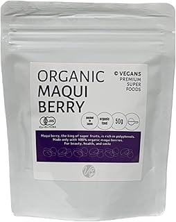 Amazon.co.jp: Vegans オーガニックマキベリーパウダー 50g 有機JAS認証 国内製造 【100%有機マキベリー50,000mg】 ポリフェノール 美容 健康 : 食品・飲料・お酒