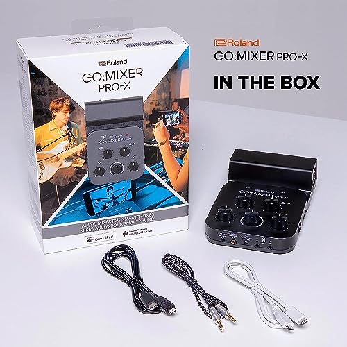 Roland GO:MIXER PRO-X Audio Mixer for Smartphones | Connect and Mix up to 7 Audio Sources | Add Studio Quality Audio to your Social Content and Livestreams by Roland - Image 6