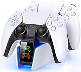 Was Sie bekommen: PS5 Controller Ladestation, 1 Type-C Ladekabel, Bedienungsanleitung, technische unterstützung und stets freundlicher Kundenservice. wir sind bestrebt, unseren Kunden die besten Produkte und Dienstleistungen zu bieten. Wenn Sie eine Frage haben, können Sie uns jederzeit kontaktieren. Hinweis: Wir empfehlen nicht, einen Controller mit DIY zum Aufladen zu verwenden, unsere Ladestation unterstützt nur das Aufladen mit dem Original PS5 Controller oder PS5 Edge Controller.