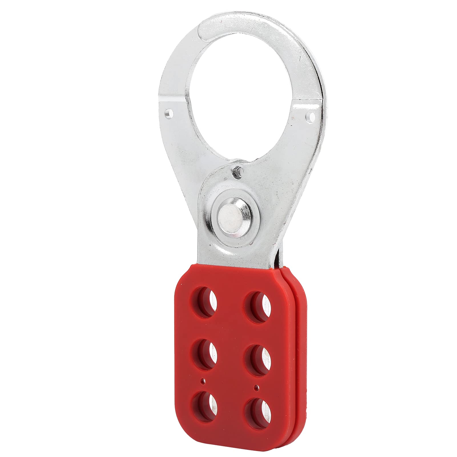 Padlock Hasp, Lockout Hasp Heavy Duty PE Material 6 Hole Interlock for Industrial Security