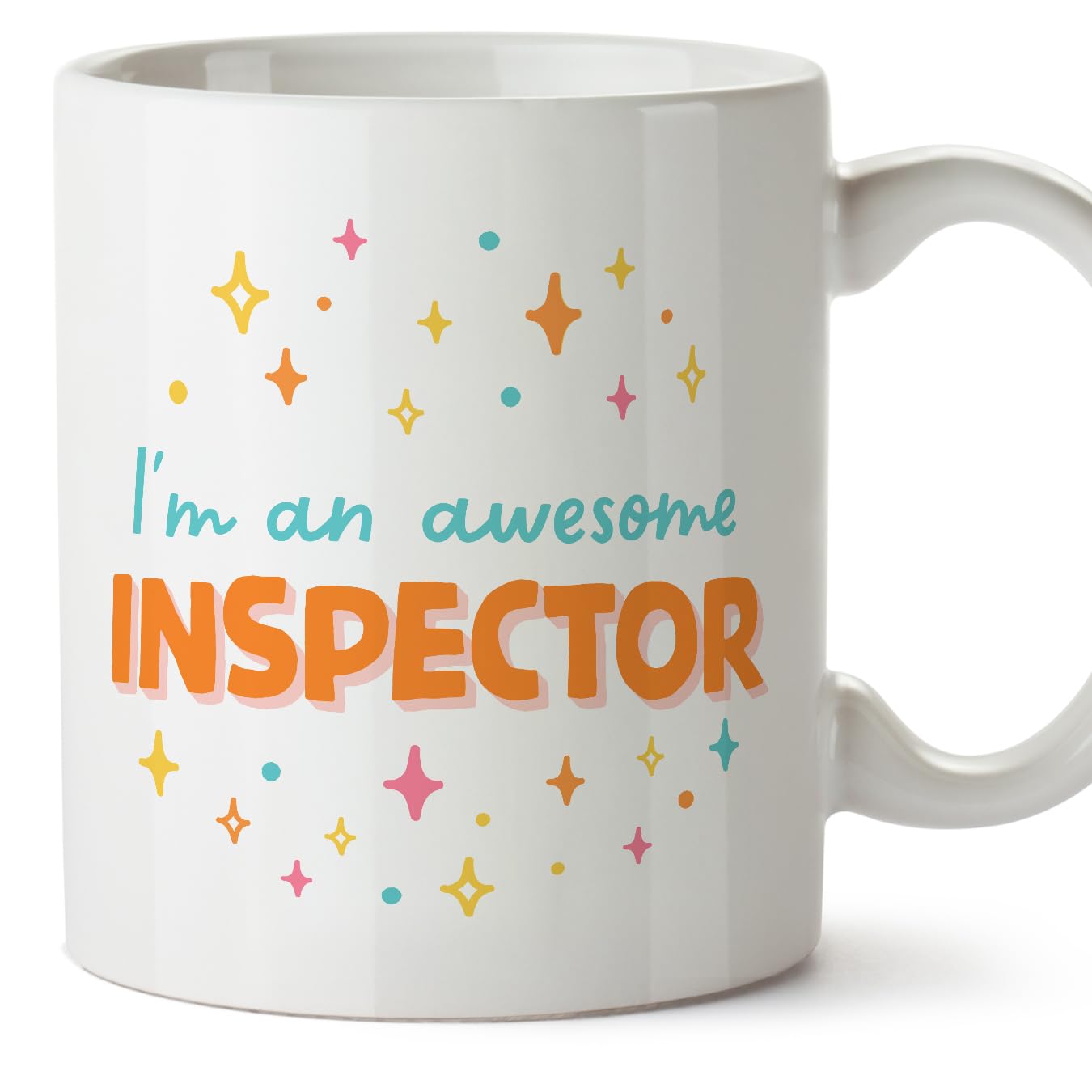 MUGFFINS Inspector Woman Mug - in English - I'm Awesome! - Funny Gift for Colleagues - Ceramic 11oz Mug — image 1