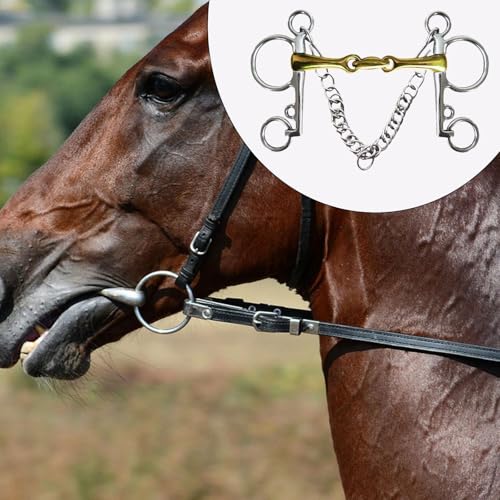 Mors de cheval léger 127 mm pour corriger la direction et le contact