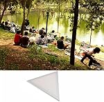 6 Pack Toile vierge artiste, 30cm Panneau de cadres en toile, Triangle Art Board pour peinture à l'huile acrylique