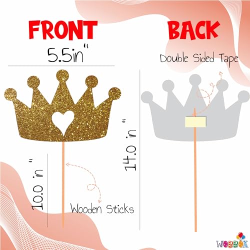 Image of Wobbox Baby Shower Decoration Items| Baby Shower Photo Booth Props for Photoshoot, Mom to Be Satin Sash Daddy to Be Decoration, Godh Bharai Decoration Kit-(FP435)