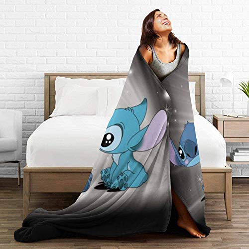 FFFFFFFFFF Lilo Stitch Deken, extra groot, warm, voor volwassenen, super zachte deken met flanel, anti-pilling, zacht… - Image 6
