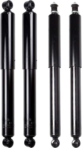 Para amortiguadores Nissan (4 piezas) LSAILON - Amortiguadores delanteros y traseros para 1986-1994 para Nissan D21, 1998-2001 para Nissan Frontier,