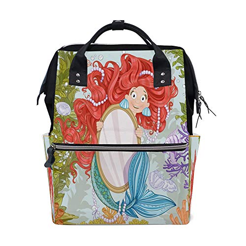 Sac à dos multifonction à grand compartiment et imprimé fruits artistique