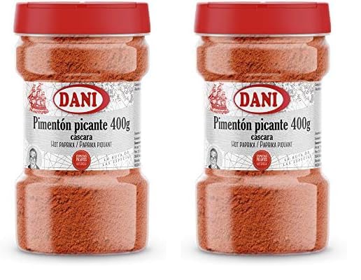 Dani - Pimentón picante (cáscara) 400 gr. (Paquete de 2)