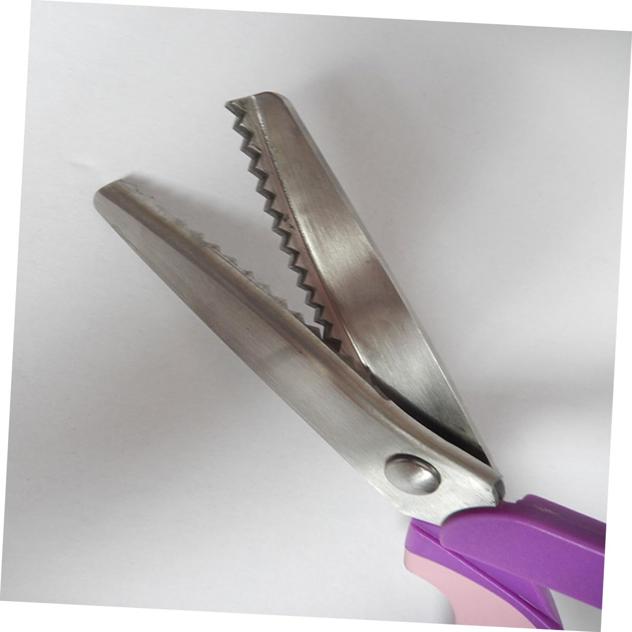 DOITOOL Tijeras De Acero Inoxidable Tijeras Dentadas Para Costura y Manualidades Mango De Acero Inoxidable Para Cortar y Bordados