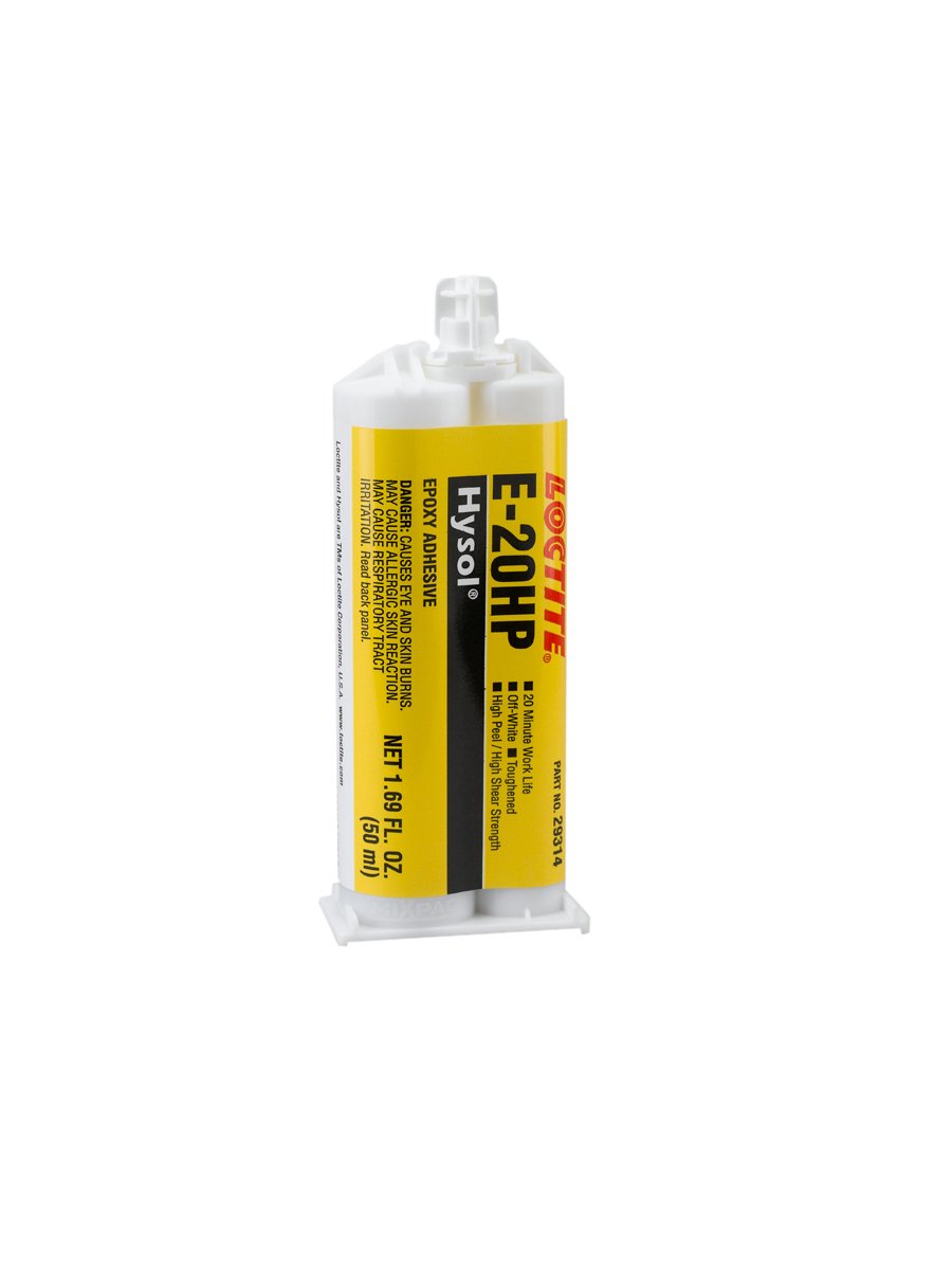 Loctite 237107 E-20HP Hysol Epoxy Structural Adhesive, 50 ml, Off White