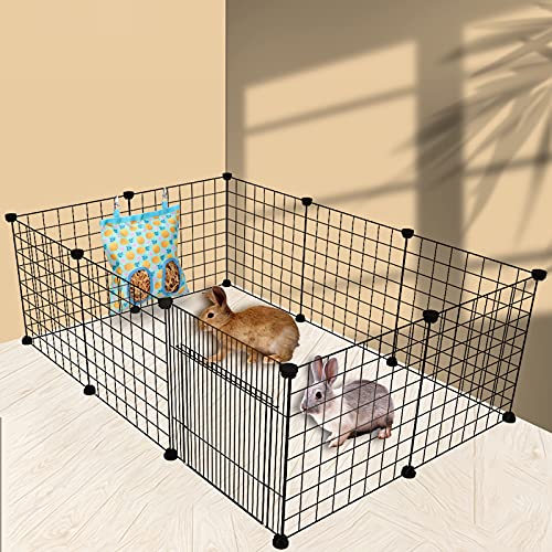 AIEX 2 Stuks Hangende Voerzak, Konijnenvoerzakken Opvouwbaar Nylon Hooizak voor Kleine Dieren Hangende Voerzak voor Kleine Hooi-Etende Huisdieren Cavia Konijn - Afbeelding 6