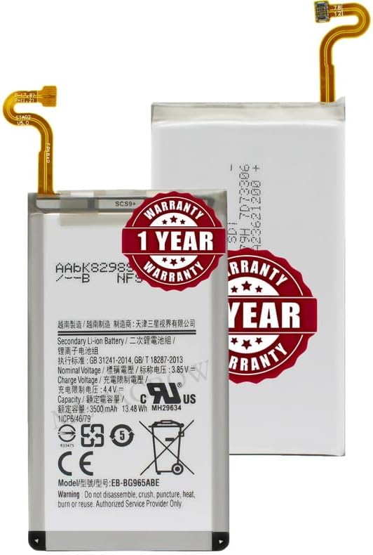 Original EB-BG965ABE Battery Compatible for Samsung Galaxy S9+ S9 Plus Battery - (3500mAh) - 1 Year Warranty_AB1