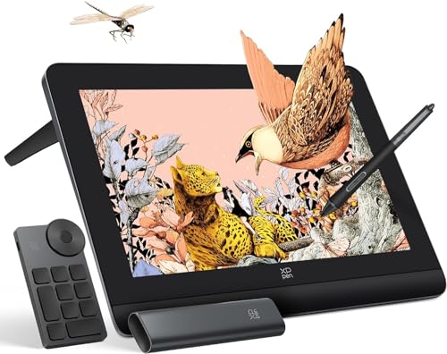 XPPEN Artist Pro 16 Gen2 Tableta Gráfica con Pantalla con Lápiz 16K Niveles de Presión, Tableta Dibujo Digital Completamente Laminada 16 Pulgadas con Teclado Numérico Inalámbrico