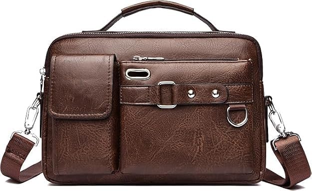 Premium Leather Handbag for Women Stylish Shoulder Tote Bag with Multiple Compartments for Office Travel Shopping Party Casual Everyday Fashion Handbag-image-27
