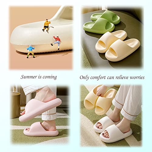 Marshmallow Slides - 2023 New EVA Non-Slip Bathroom Slippers, Soft Cozy Cloud House Slippers for Women3