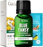 Organic Blue Tansy Essential Oil of Morocco (5ml) - 100% Pure Therapeutic Grade
