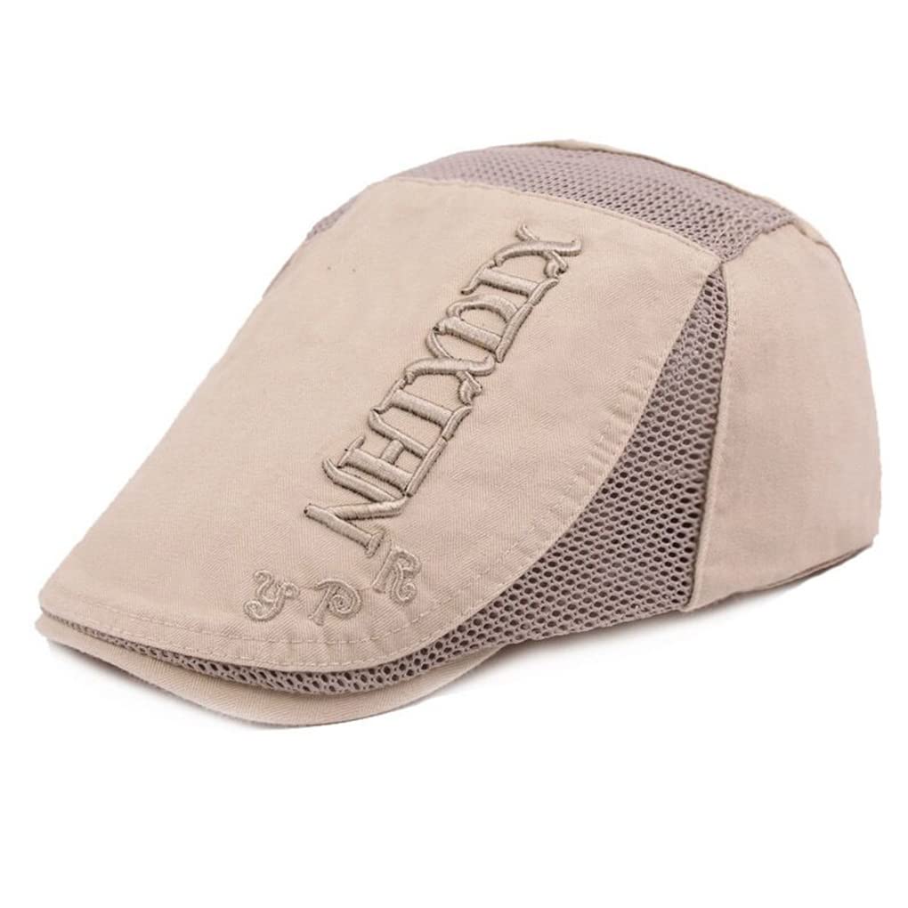 CHENNUO Verstellbar Schiebermütze Sommer Herren Flatcap Bere