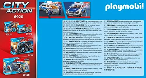 PLAYMOBIL City Action 6920 Radiowóz policyjny ze światłem i dźwiękiem, od 5 lat