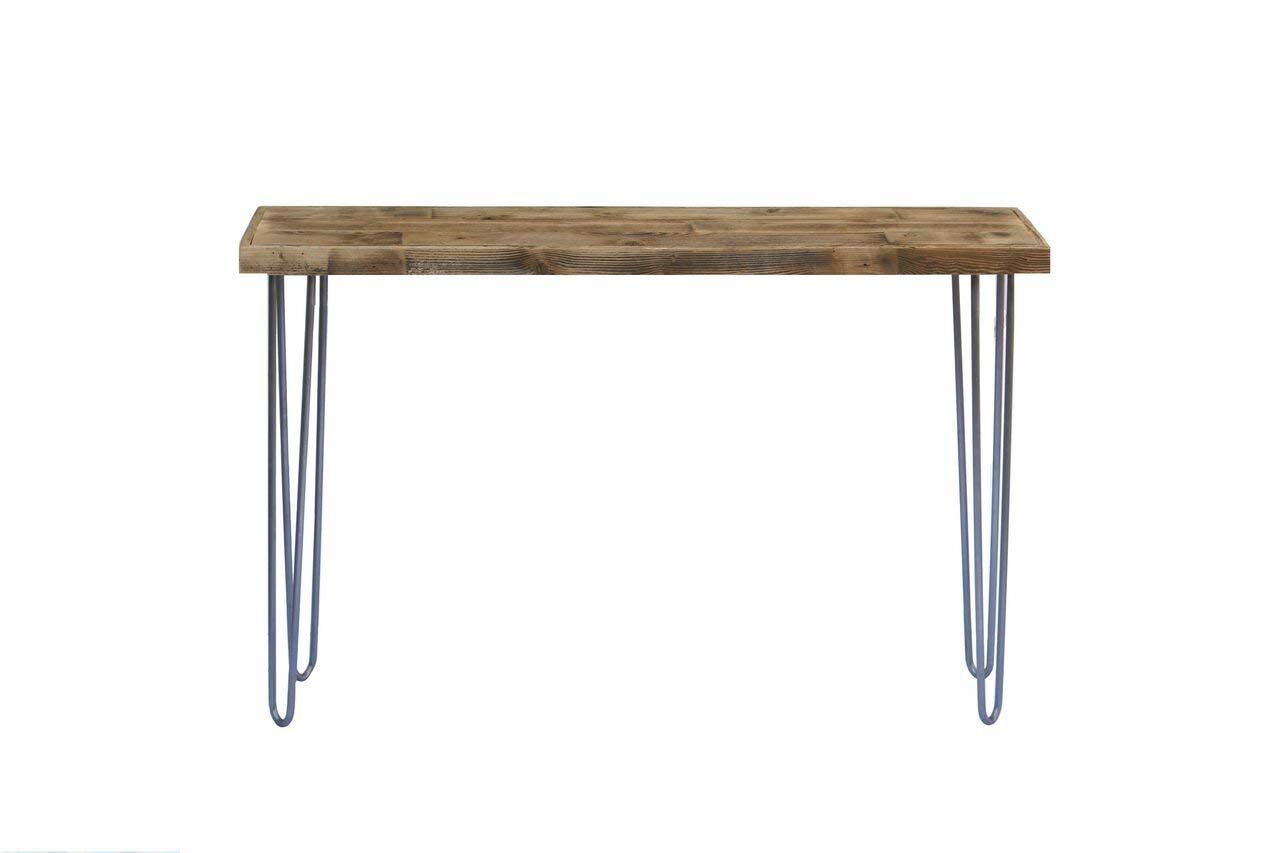 Industrial 46 Inch Natural Console Table