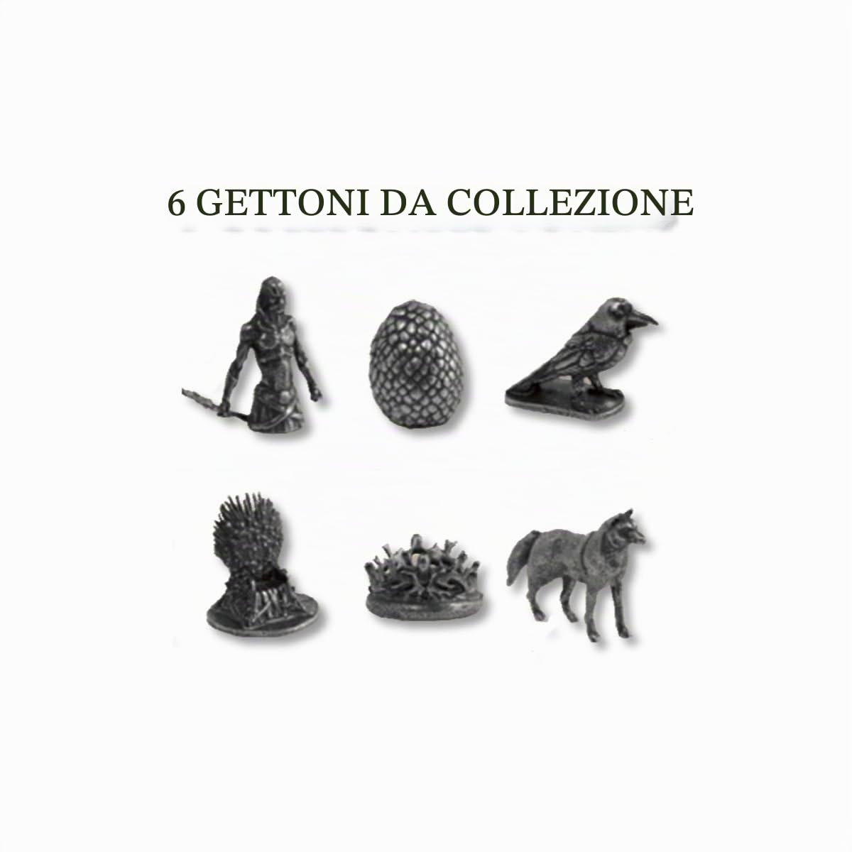 Winning Moves 024389 - Gioco da Tavolo Monopoly Game of Thrones, Edizione da Collezione Versione Inglese