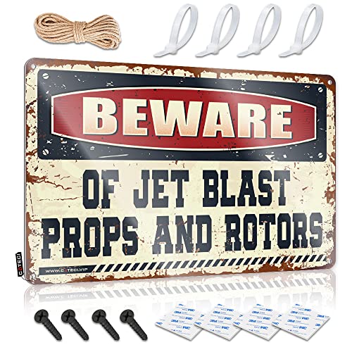 Bar Stuff For Man Cave Beware Of Jet Blast Props And Rotors uLŔ Y[ ʔoX[(TCY:20X30CM)