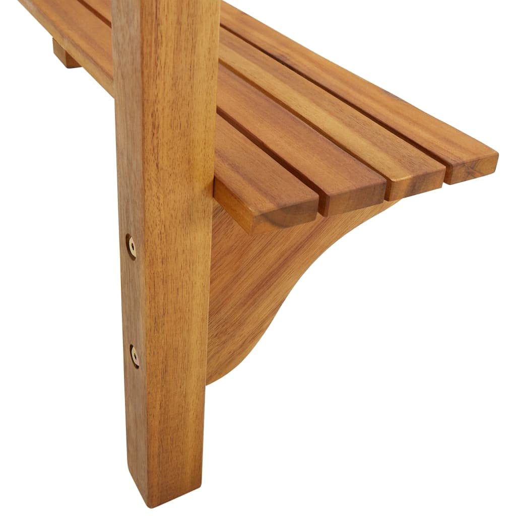 Générique Table de Bar Balcon 90x37x122,5 cm Bois d'Acacia Massif