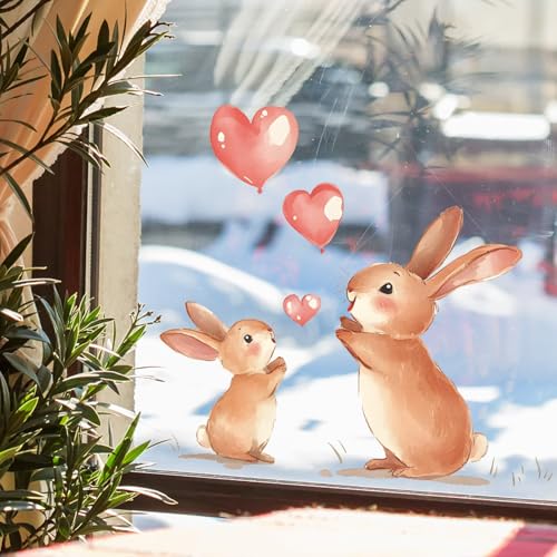 Vinilos Decorativos Conejo Acuarela Para Decoración Infantil miniatura 4