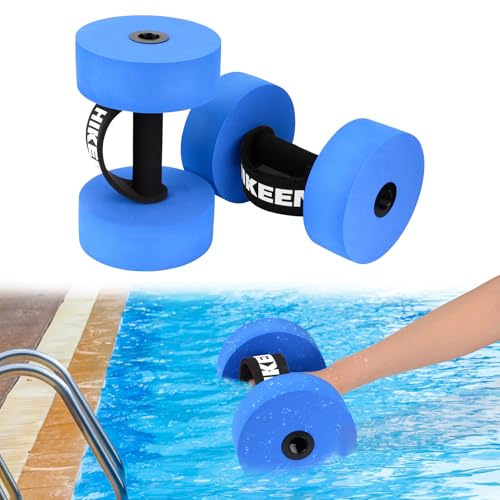 Haltères d'eau en mousse BOOSTEADY pour éviter les chocs articulaires en piscine