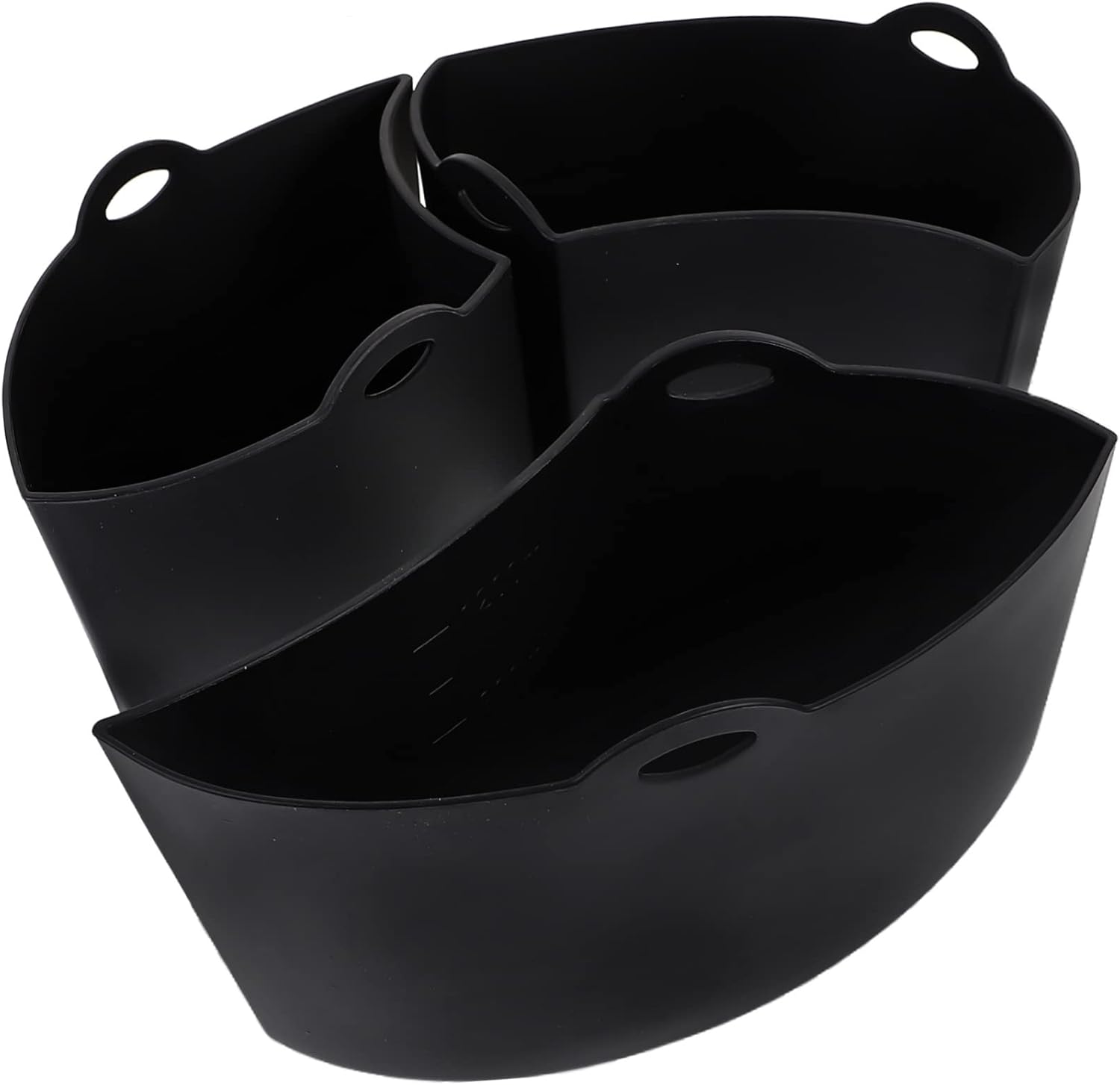 Zerodeko 5pcs Slow Cooker Silicone Divider Insert Reusable - Liner for Cookers Non-stick Food-grade Silicone Easy to against Scratches and Cracks