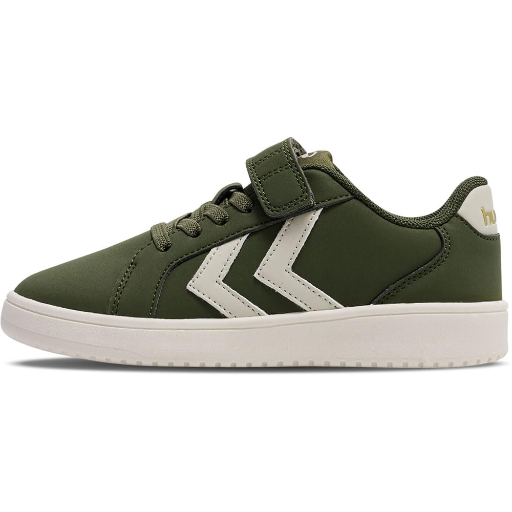 Hummel Unisex Children's Derby Court Sn Jr Trainers, Winter Moss, 10 UK