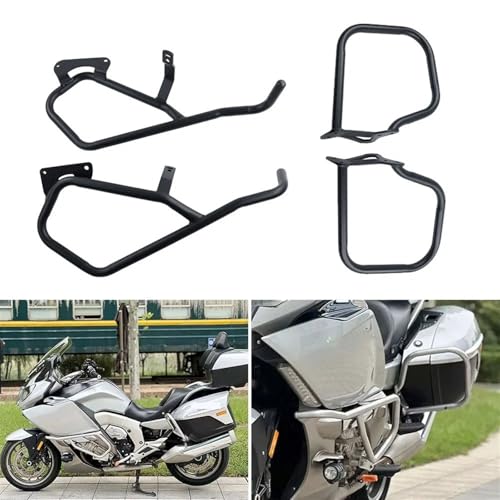 Pare-chocs moto BMW K1600GTL protection moteur arrière haut de gamme noire 2011-2021 - 5