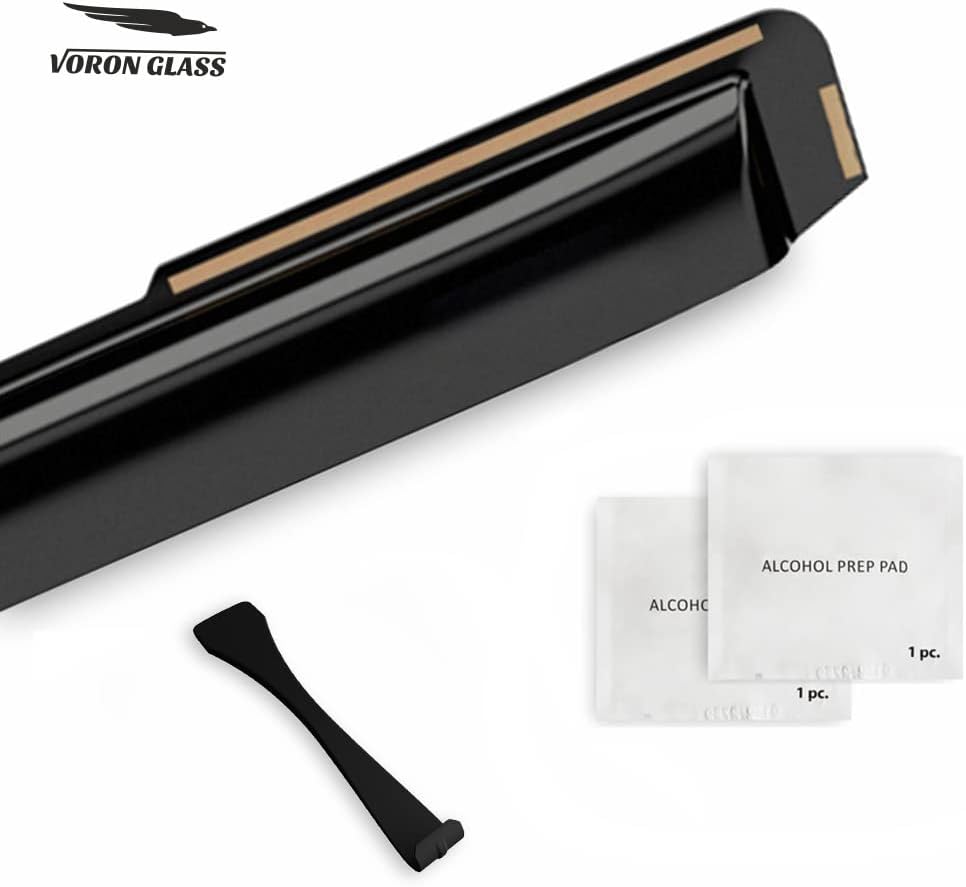 Voron Glass in-Channel Extra Durable Rain Guards for Nissan Rogue 2014-2020 SUV, Window Deflectors, Vent Window Visors, 4 Pieces - 220104