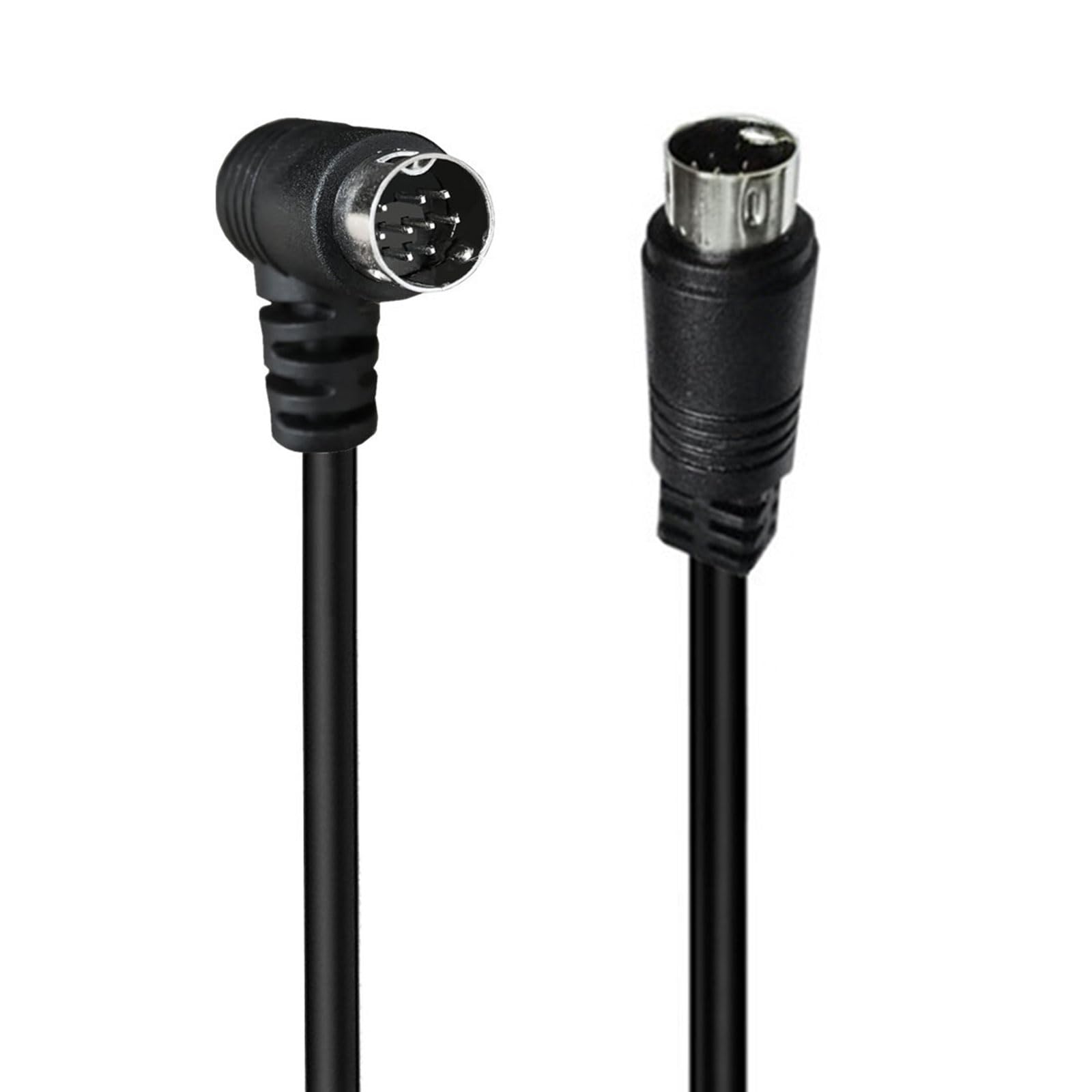 QMQJIA S Video Cord DIN 9Pin Male to Male S Sound Cable for Video Devices Like Receiver Projector Camera Connection