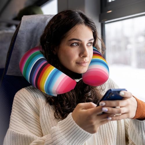 Almohada de espuma viscoelástica para viaje tamaño 30x25 cm miniatura 6