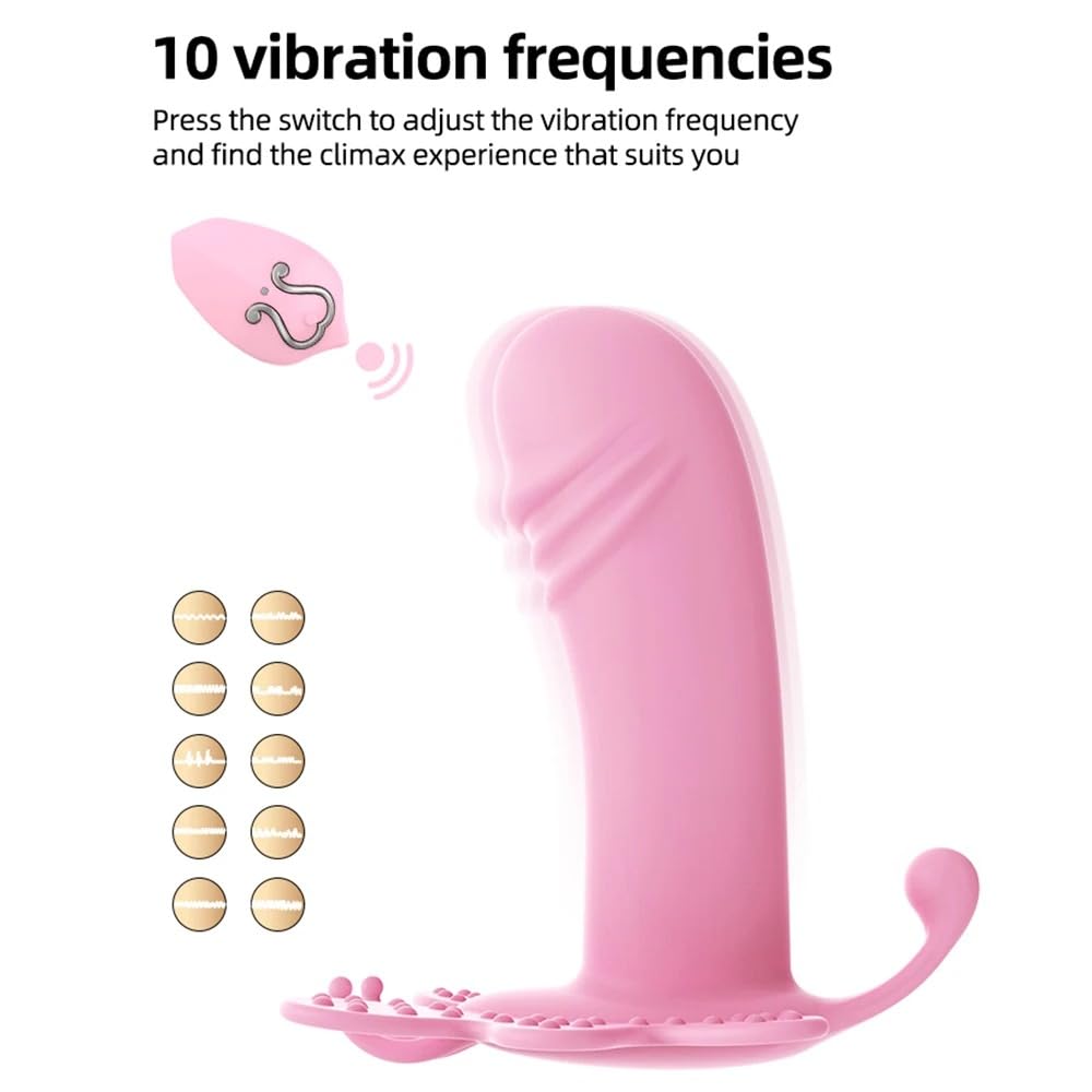 Vibratore Vibratore a farfalla indossabile telecomandato Vibratori a dildo Per Donne G-spot Clitoride Mutandine a farfalla Uovo vibrante Giocattoli del sesso