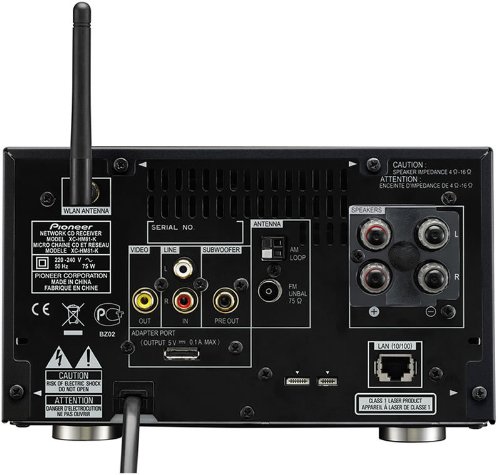 Pioneer XC-HM81-K Micro Hi-Fi System without Speaker (WiFi, Apple