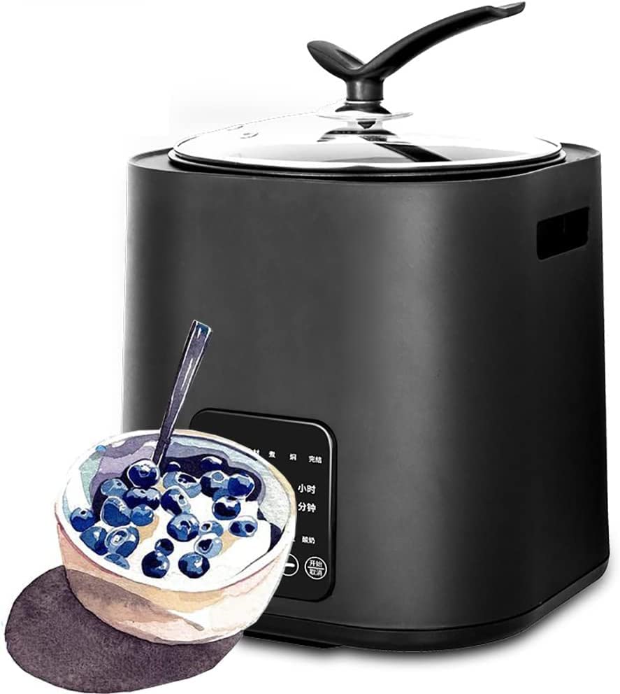 CAYBE Fully Automatic Pearl Pot, 9L Commercial Tapioca Milk Tea Boba Pot Cooker, 1300W Milk Tea Pearl Maker, Tapioca Boba Pearl Rice Pot Cooker with Touch Screen for Milk Tea Shop