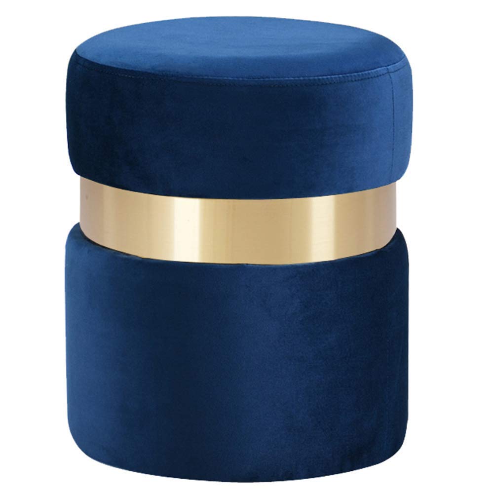 Repose-pieds rembourré en velours confortable pour assise de coiffeuse et changement de chaussures