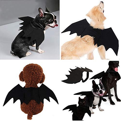 Malier Halloween Costume For Cat Dog, Dog Cat Halloween Costume Bat Wings Cosplay Costume For Small Medium Large Cats And Dogs (Small) #TOP6