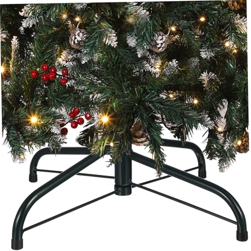 Cabilock Xmas Tree Stand Sturdy Construction Christmas Tree Holder Easy Installation for Holiday Decor