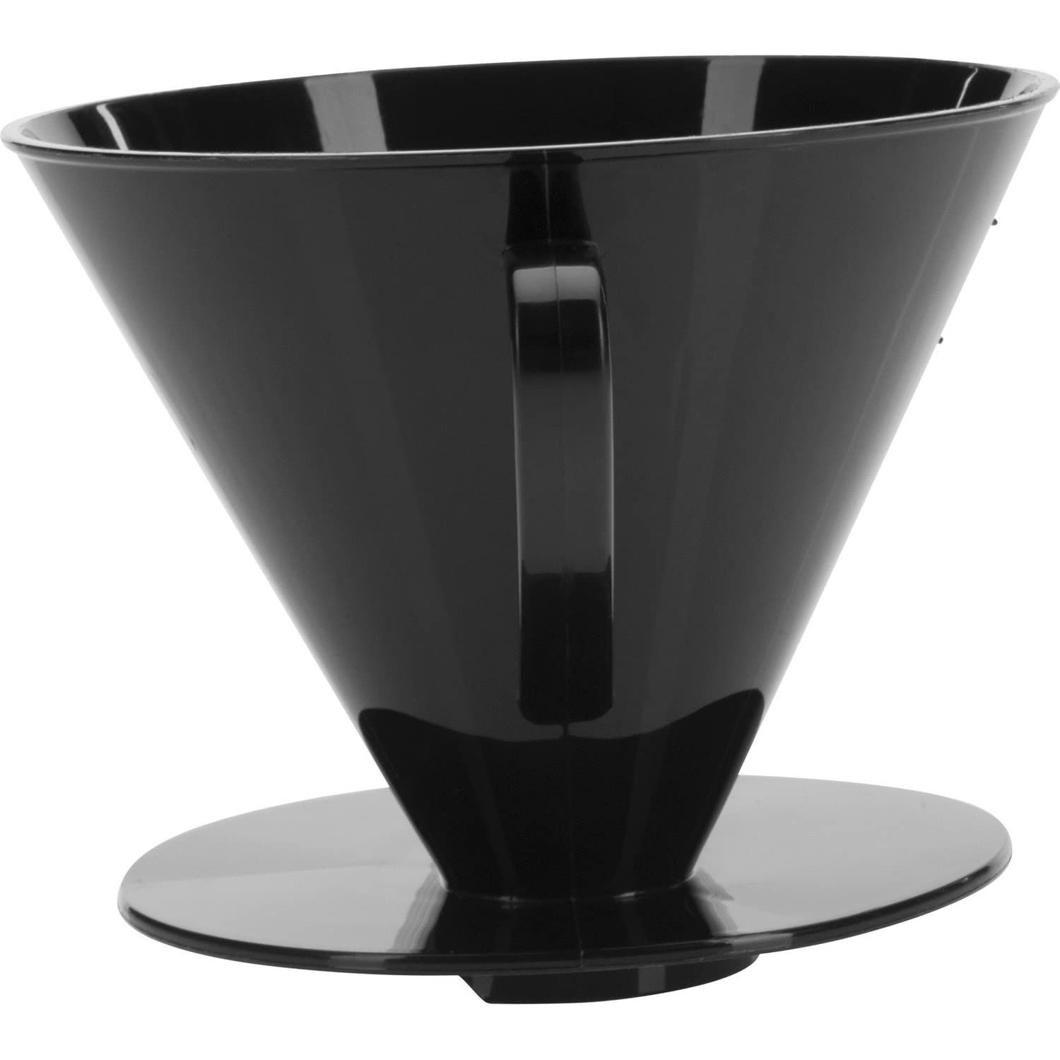 Westmark Juego de café 3 piezas, 2 filtros de café tamaño 2 y tamaño 4 + cuchara dosificadora de café, plástico, Negro/Blanco, 244422E7