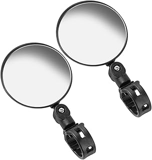 Espelho bicicleta - Bicicleta Motocicleta Espelhos Retrovisores,Espelho retrovisor giratório ajustável para guidão para motocicleta, bicicleta elétrica, mountain bike, bicicleta Hmltd