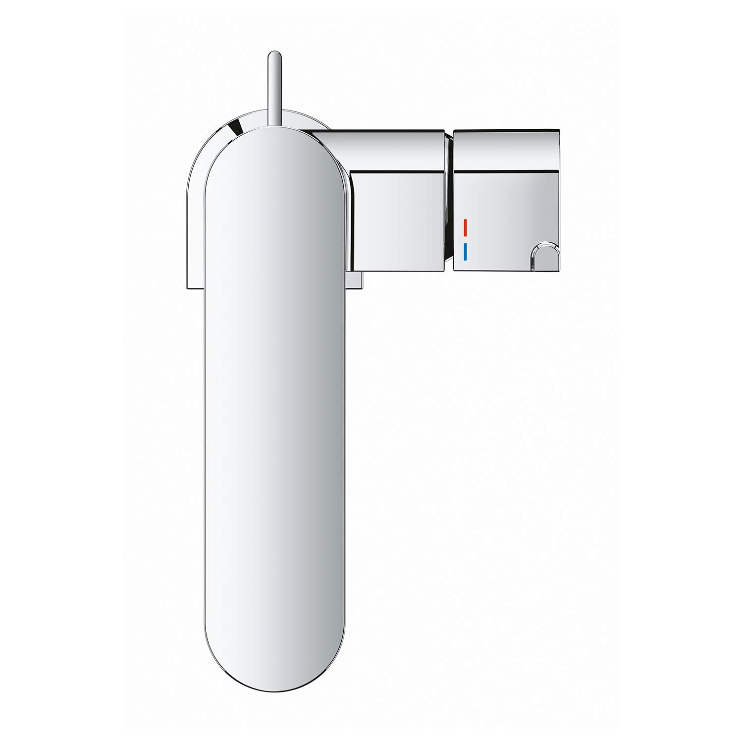 GROHE Plus | bateria łazienkowa - bateria umywalkowa jednoręczna | z drążkiem pociągowym - zestaw odpływowy | chrom | 23871003