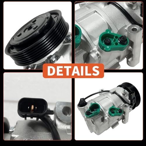 Image of AC Compressor with Clutch Compatible for Kia Forte Koup 2014-2018,CO 29193C