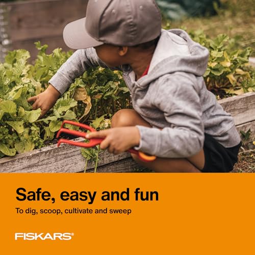 Set de herramientas de jardín para niños Fiskars (4 piezas) miniatura 2