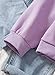FARYSAYS Women's Casual Long Sleeve Cartoon Dog Print Loose Pocketed Hoodies Sweatshirt Tops Pullover Purple