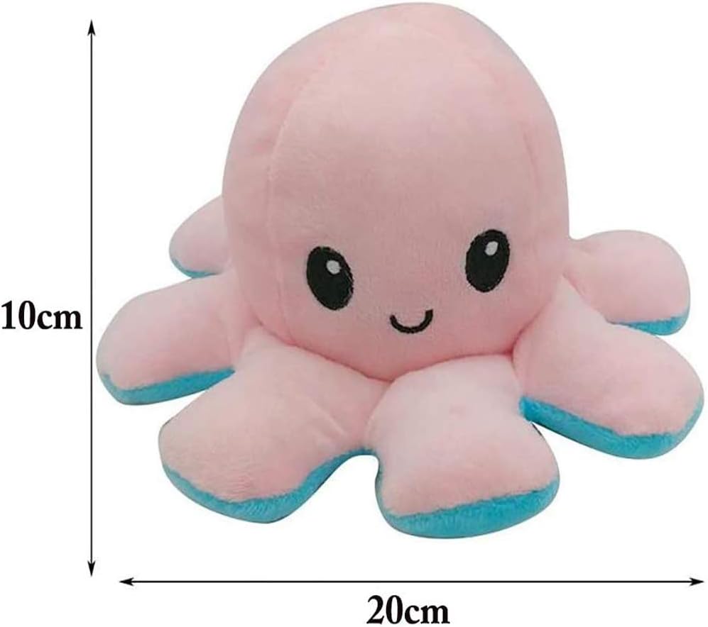 two faced octopus plush