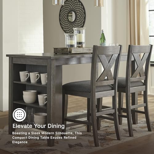 Signature Design by Ashley Caitbrook Counter Height Dining Table, Gray - image 3
