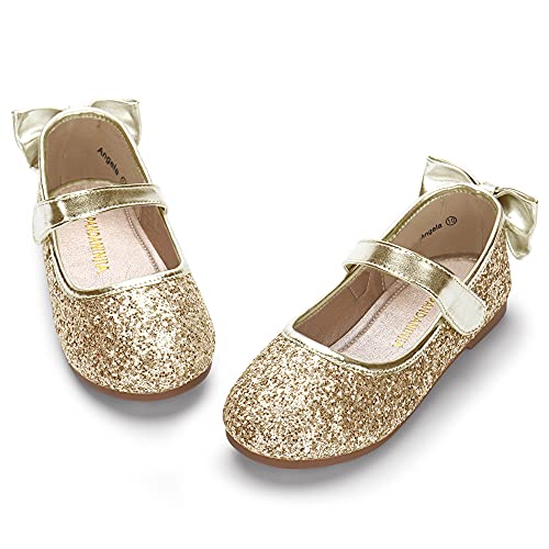 Image of PANDANINJIA Toddler Dress Shoes Flower Girls Ballet Flats